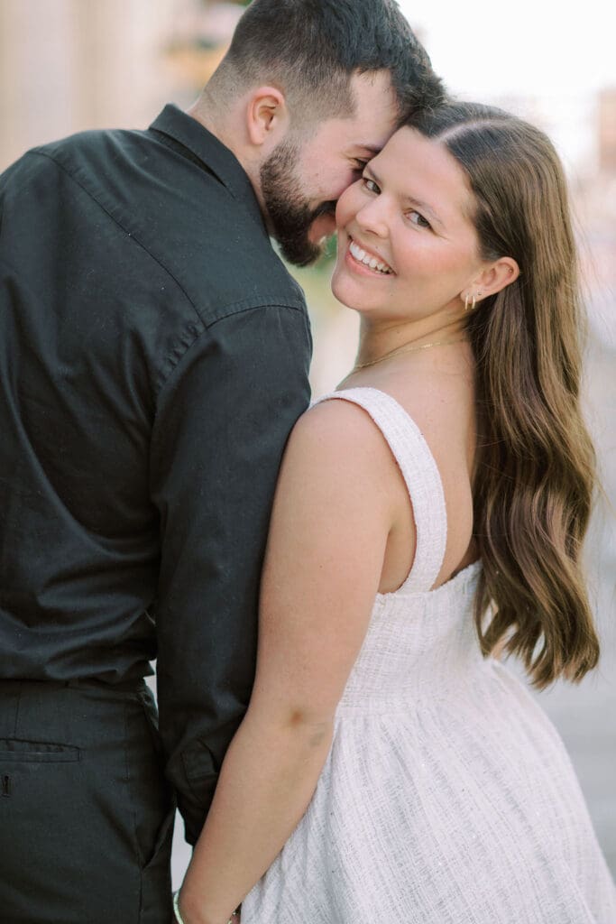 Modern Downtown Kansas City Engagement Photos