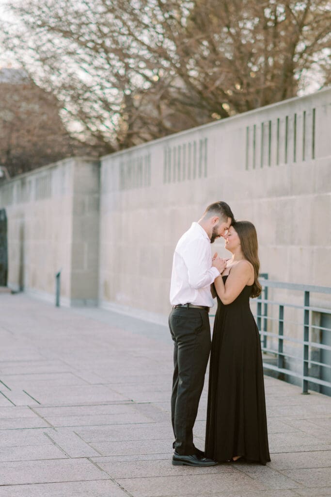 Modern Downtown Kansas City Engagement Photos