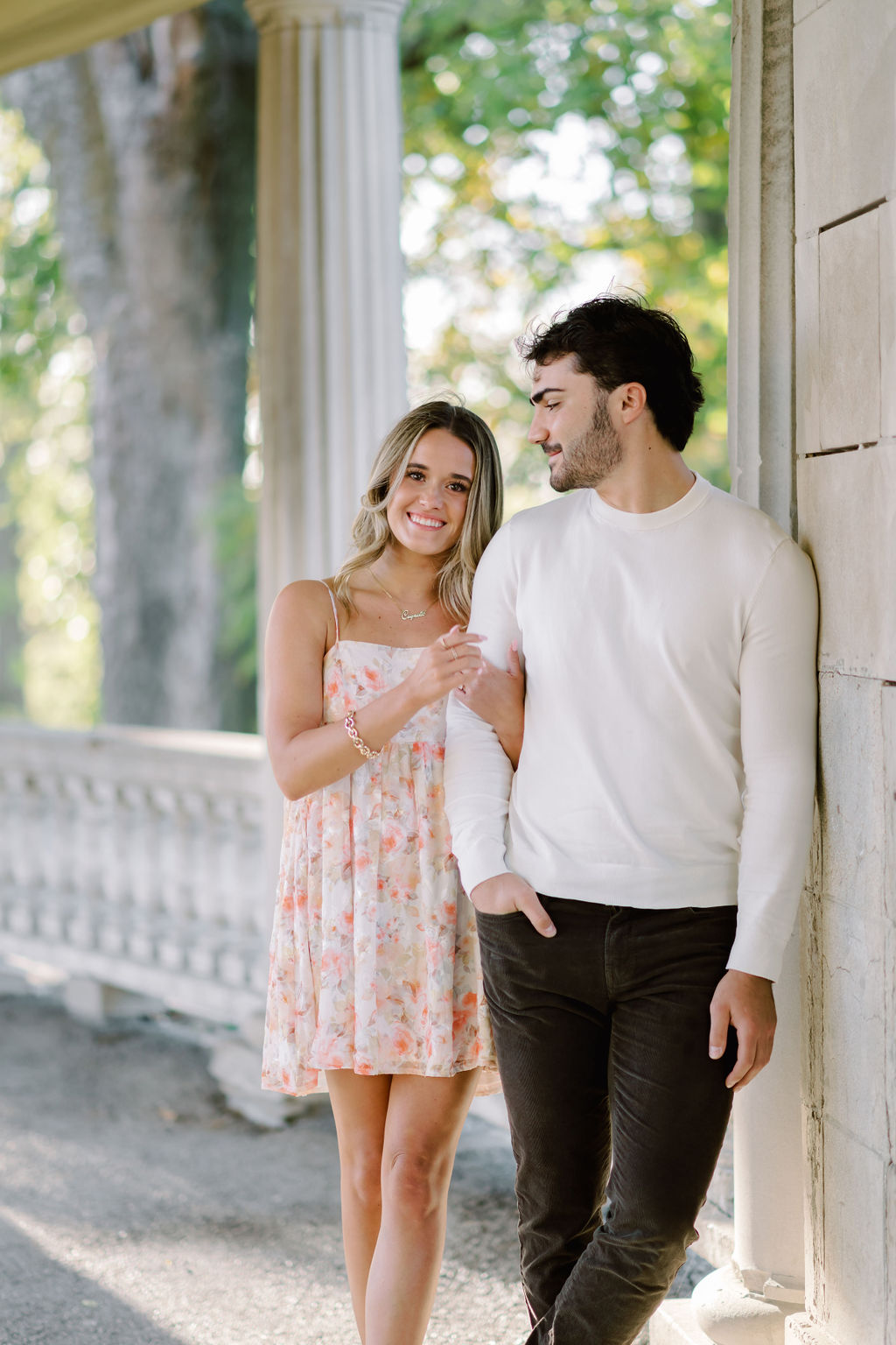 kansas city kessler park engagement portrait